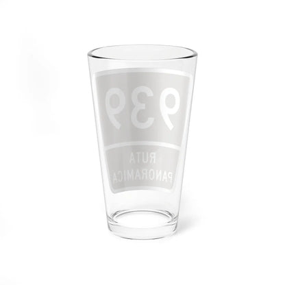 PR old scenic route 939 (Puerto Rico) (Road Sign) Pint Glass 16oz - Go Mug Yourself