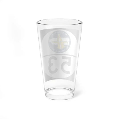 PR old toll road 53 (Puerto Rico) (Road Sign) Pint Glass 16oz - Go Mug Yourself