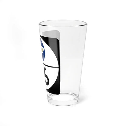 PR old toll road 66 (Puerto Rico) (Road Sign) Pint Glass 16oz - Go Mug Yourself