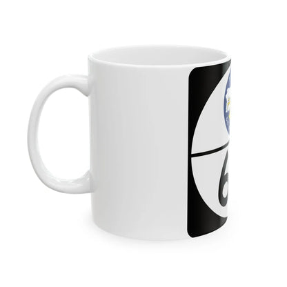 PR old toll road 66 (Puerto Rico) (Road Sign) White Coffee Mug - Go Mug Yourself