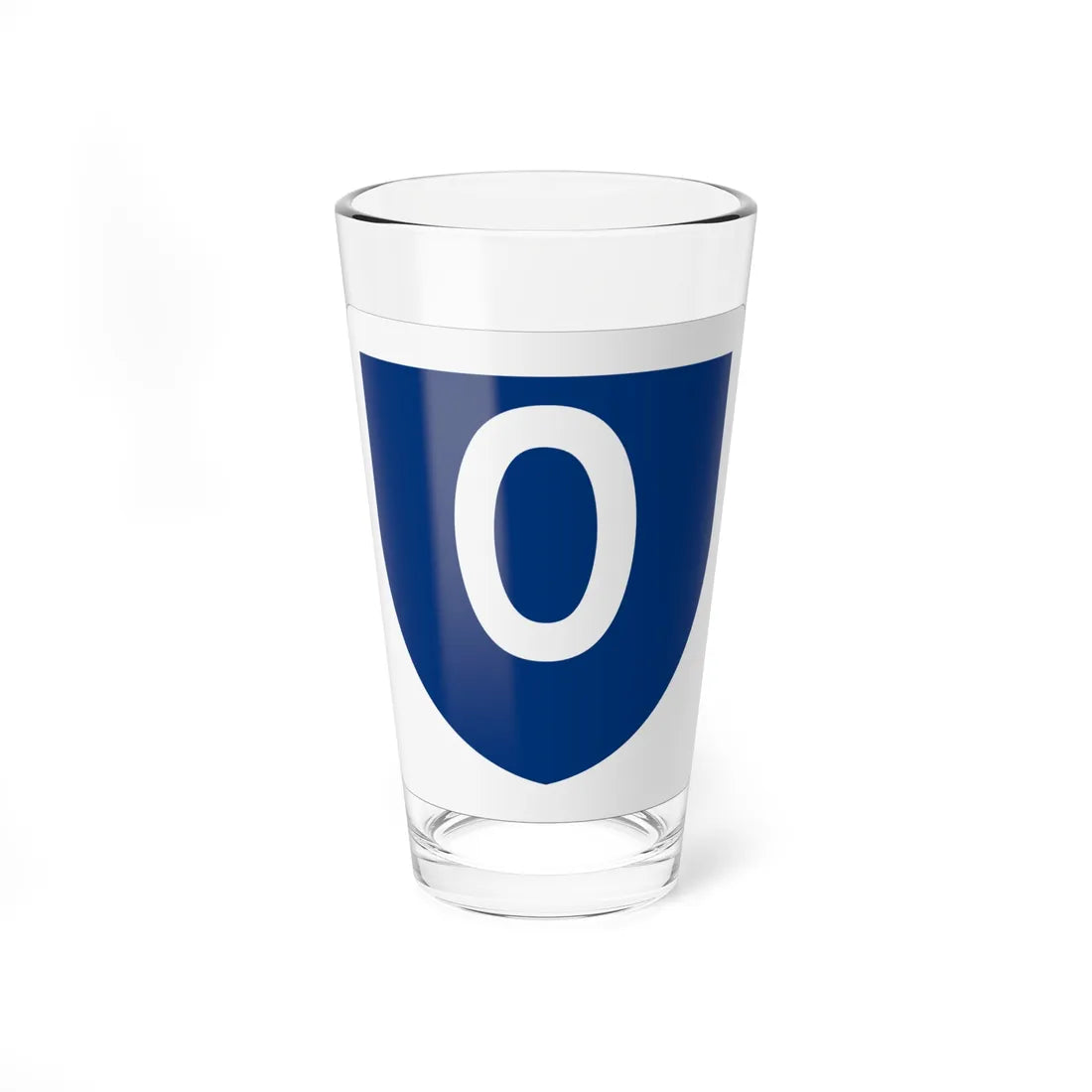 PR primary 0 (Puerto Rico) (Road Sign) Pint Glass 16oz 16oz - Go Mug Yourself