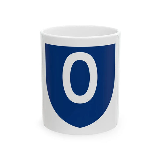 PR primary 0 (Puerto Rico) (Road Sign) White Coffee Mug 11oz - Go Mug Yourself