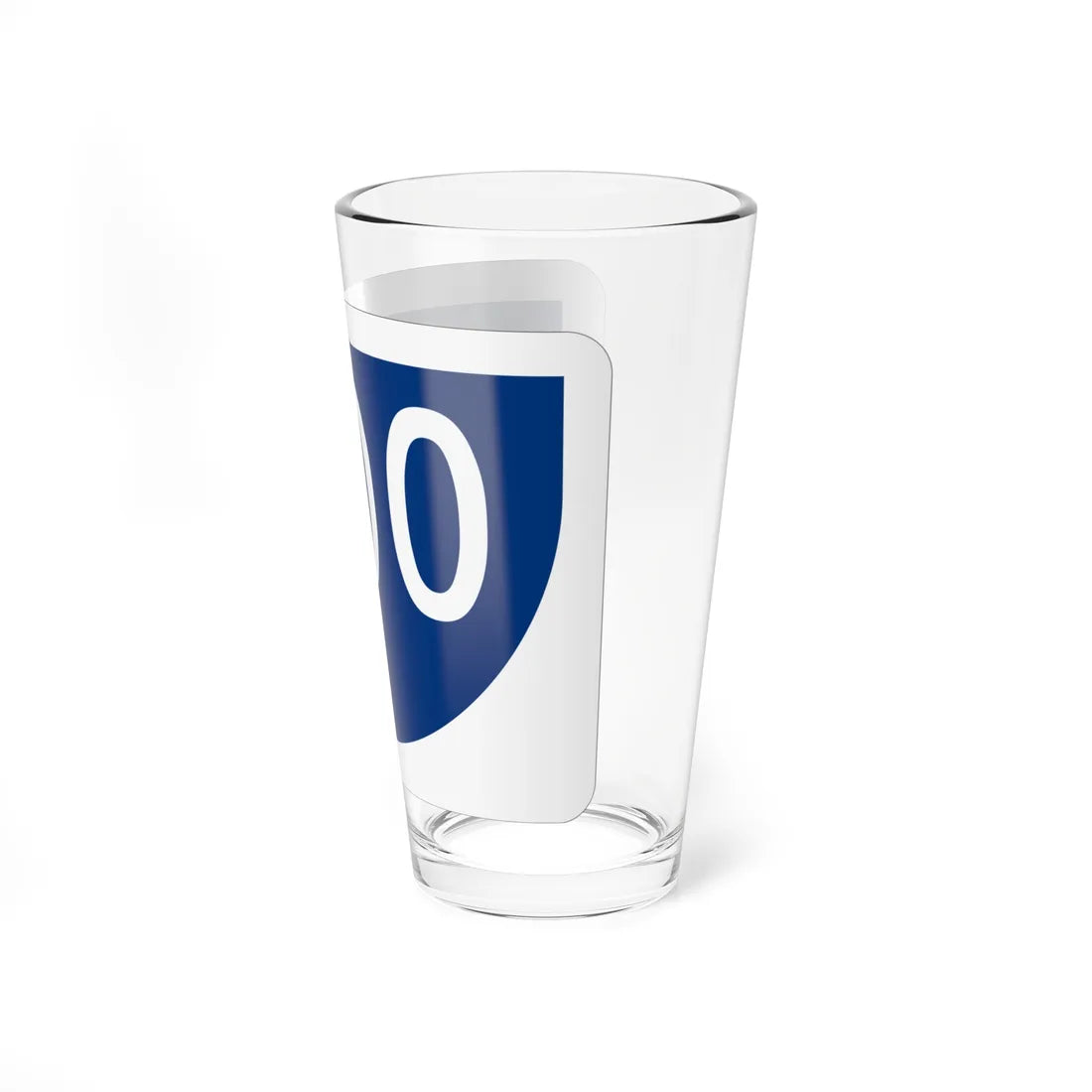 PR primary 000 (Puerto Rico) (Road Sign) Pint Glass 16oz - Go Mug Yourself