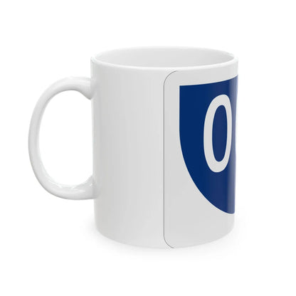PR primary 000 (Puerto Rico) (Road Sign) White Coffee Mug - Go Mug Yourself