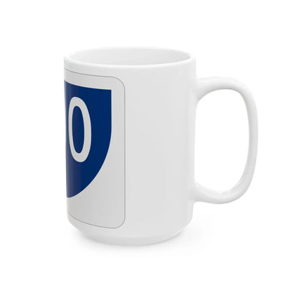 PR primary 000 (Puerto Rico) (Road Sign) White Coffee Mug - Go Mug Yourself