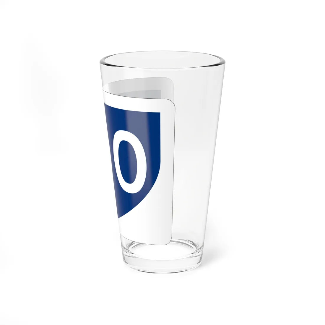 PR primary 100 (Puerto Rico) (Road Sign) Pint Glass 16oz - Go Mug Yourself