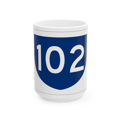 PR primary 102 (Puerto Rico) (Road Sign) White Coffee Mug 15oz - Go Mug Yourself