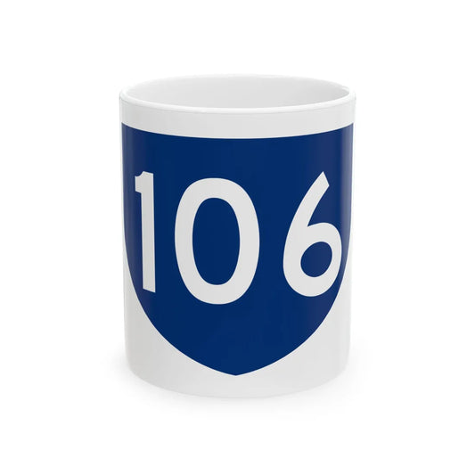 PR primary 106 (Puerto Rico) (Road Sign) White Coffee Mug 11oz - Go Mug Yourself