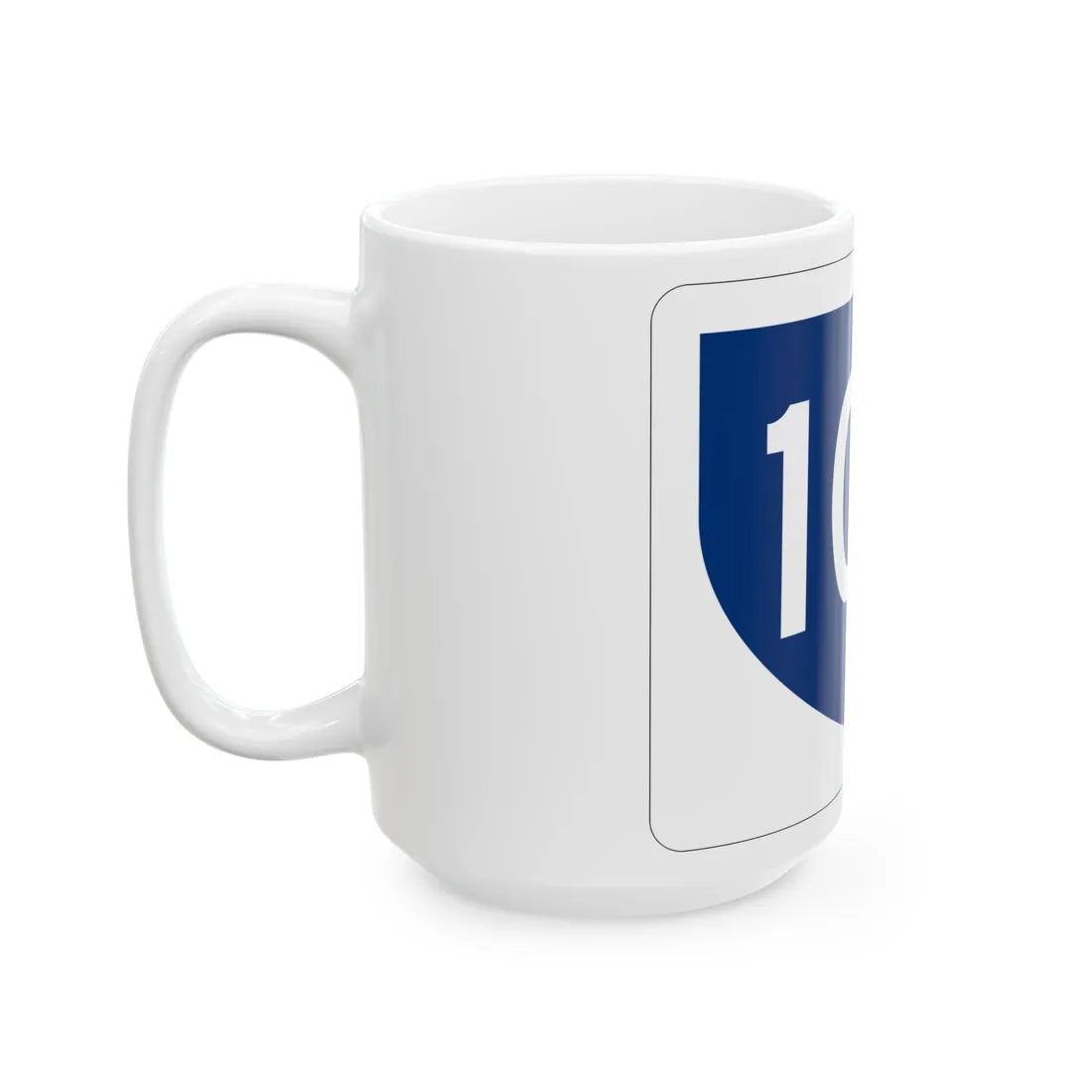 PR primary 108 (Puerto Rico) (Road Sign) White Coffee Mug - Go Mug Yourself