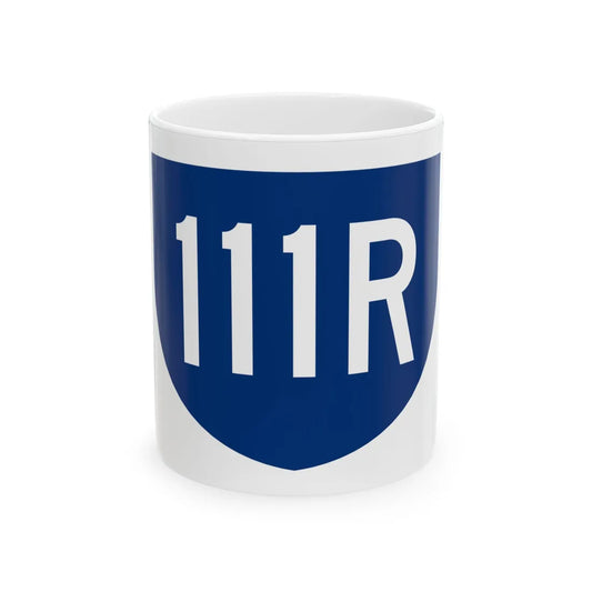 PR primary 111R (Puerto Rico) (Road Sign) White Coffee Mug 11oz - Go Mug Yourself