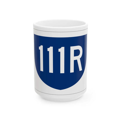 PR primary 111R (Puerto Rico) (Road Sign) White Coffee Mug 15oz - Go Mug Yourself