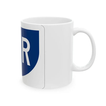 PR primary 111R (Puerto Rico) (Road Sign) White Coffee Mug - Go Mug Yourself
