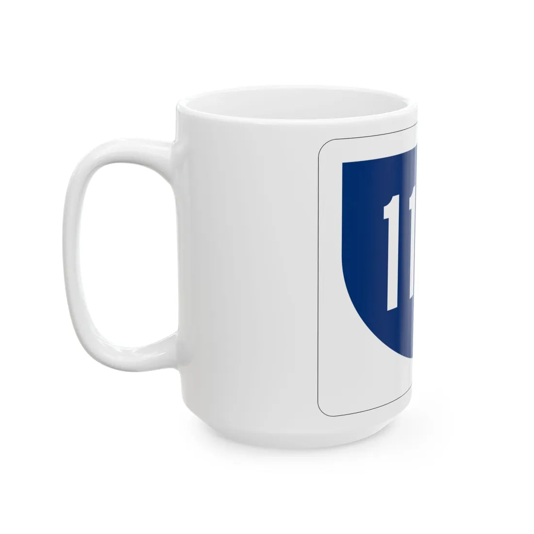 PR primary 111R (Puerto Rico) (Road Sign) White Coffee Mug - Go Mug Yourself