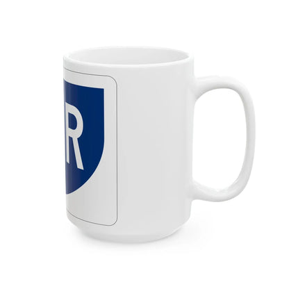 PR primary 111R (Puerto Rico) (Road Sign) White Coffee Mug - Go Mug Yourself