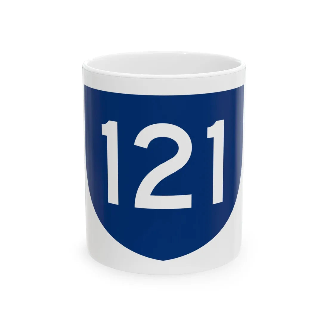 PR primary 121 (Puerto Rico) (Road Sign) White Coffee Mug 11oz - Go Mug Yourself
