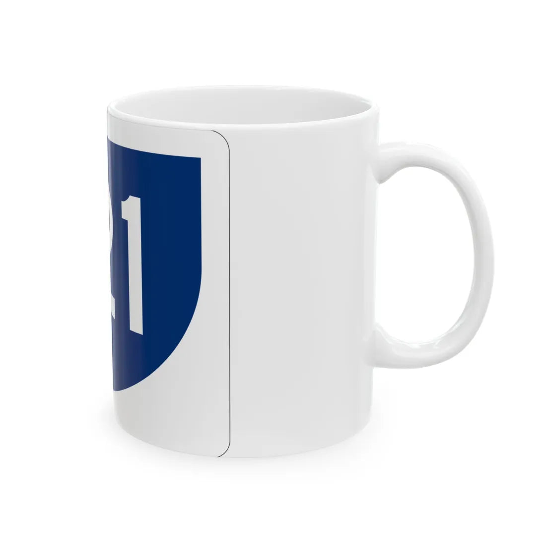 PR primary 121 (Puerto Rico) (Road Sign) White Coffee Mug - Go Mug Yourself