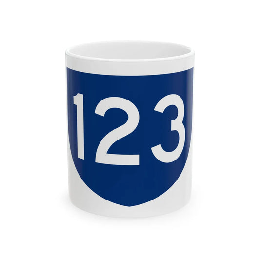 PR primary 123 (Puerto Rico) (Road Sign) White Coffee Mug 11oz - Go Mug Yourself