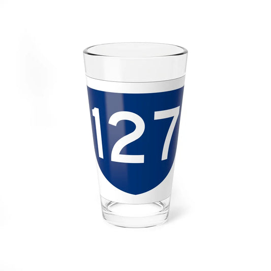 PR primary 127 (Puerto Rico) (Road Sign) Pint Glass 16oz 16oz - Go Mug Yourself