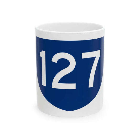 PR primary 127 (Puerto Rico) (Road Sign) White Coffee Mug 11oz - Go Mug Yourself