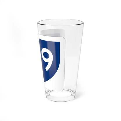PR primary 129 (Puerto Rico) (Road Sign) Pint Glass 16oz - Go Mug Yourself