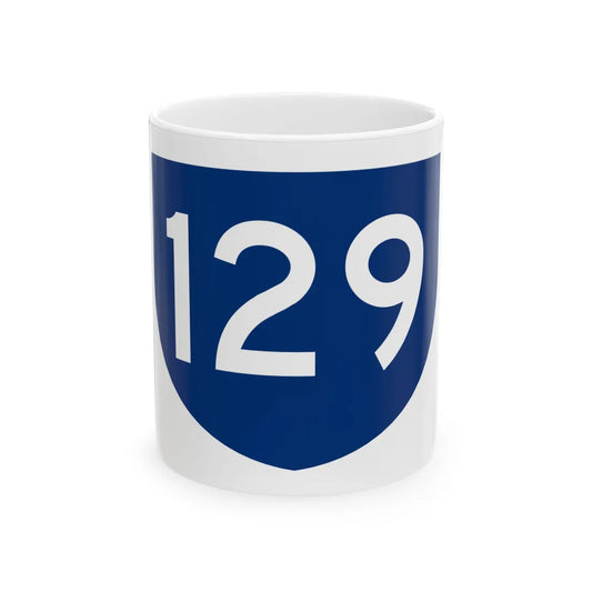 PR primary 129 (Puerto Rico) (Road Sign) White Coffee Mug 11oz - Go Mug Yourself