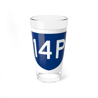 PR primary 14P (Puerto Rico) (Road Sign) Pint Glass 16oz 16oz - Go Mug Yourself