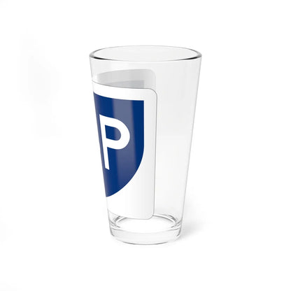 PR primary 14P (Puerto Rico) (Road Sign) Pint Glass 16oz - Go Mug Yourself