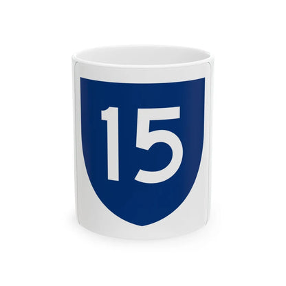 PR primary 15 (Puerto Rico) (Road Sign) White Coffee Mug 11oz - Go Mug Yourself