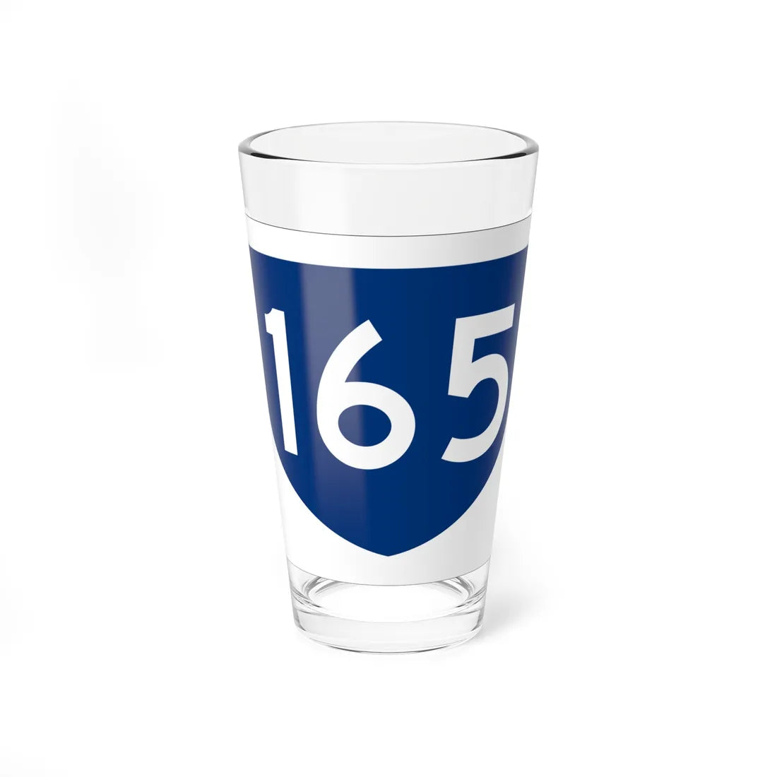 PR primary 165 (Puerto Rico) (Road Sign) Pint Glass 16oz 16oz - Go Mug Yourself