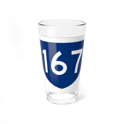 PR primary 167 (Puerto Rico) (Road Sign) Pint Glass 16oz 16oz - Go Mug Yourself