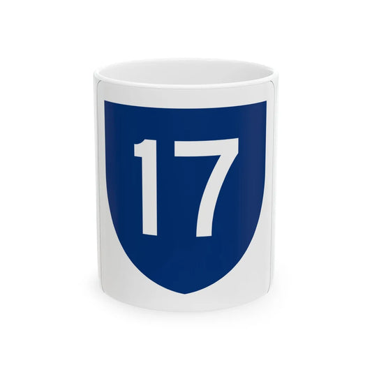 PR primary 17 (Puerto Rico) (Road Sign) White Coffee Mug 11oz - Go Mug Yourself