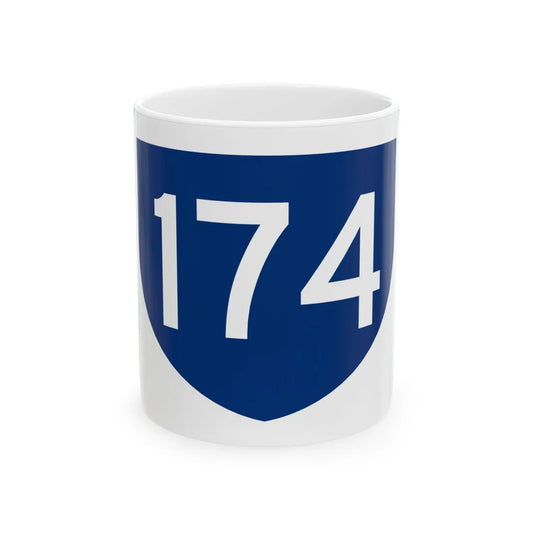 PR primary 174 (Puerto Rico) (Road Sign) White Coffee Mug 11oz - Go Mug Yourself