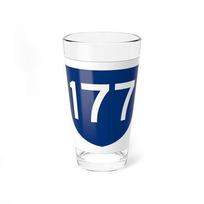 PR primary 177 (Puerto Rico) (Road Sign) Pint Glass 16oz 16oz - Go Mug Yourself