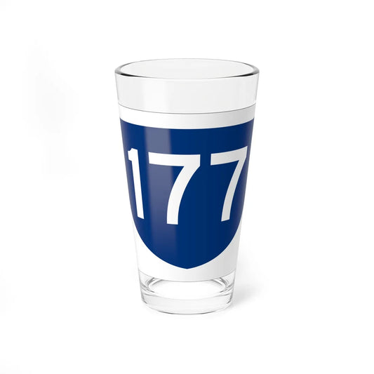 PR primary 177 (Puerto Rico) (Road Sign) Pint Glass 16oz 16oz - Go Mug Yourself