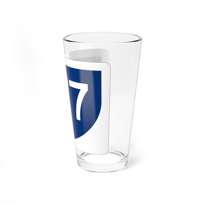 PR primary 177 (Puerto Rico) (Road Sign) Pint Glass 16oz - Go Mug Yourself
