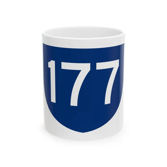 PR primary 177 (Puerto Rico) (Road Sign) White Coffee Mug 11oz - Go Mug Yourself