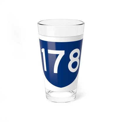 PR primary 178 (Puerto Rico) (Road Sign) Pint Glass 16oz 16oz - Go Mug Yourself