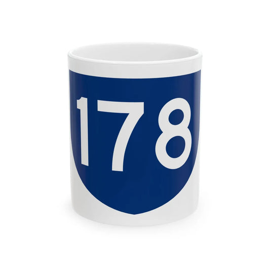 PR primary 178 (Puerto Rico) (Road Sign) White Coffee Mug 11oz - Go Mug Yourself
