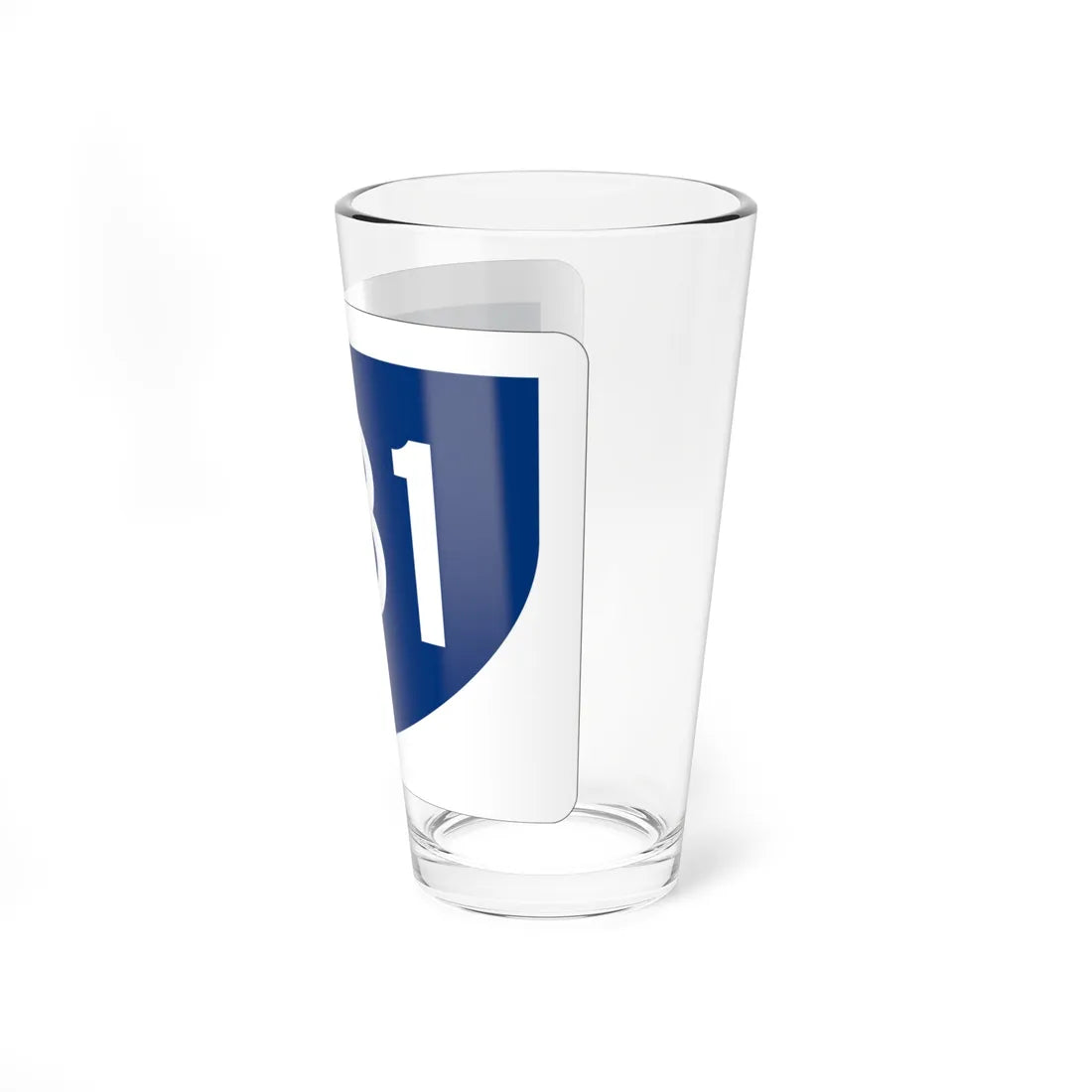 PR primary 181 (Puerto Rico) (Road Sign) Pint Glass 16oz - Go Mug Yourself