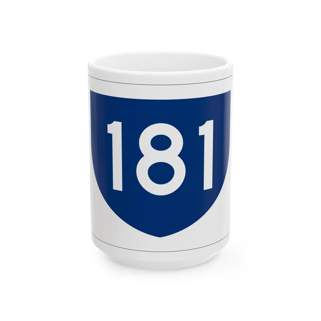 PR primary 181 (Puerto Rico) (Road Sign) White Coffee Mug 15oz - Go Mug Yourself