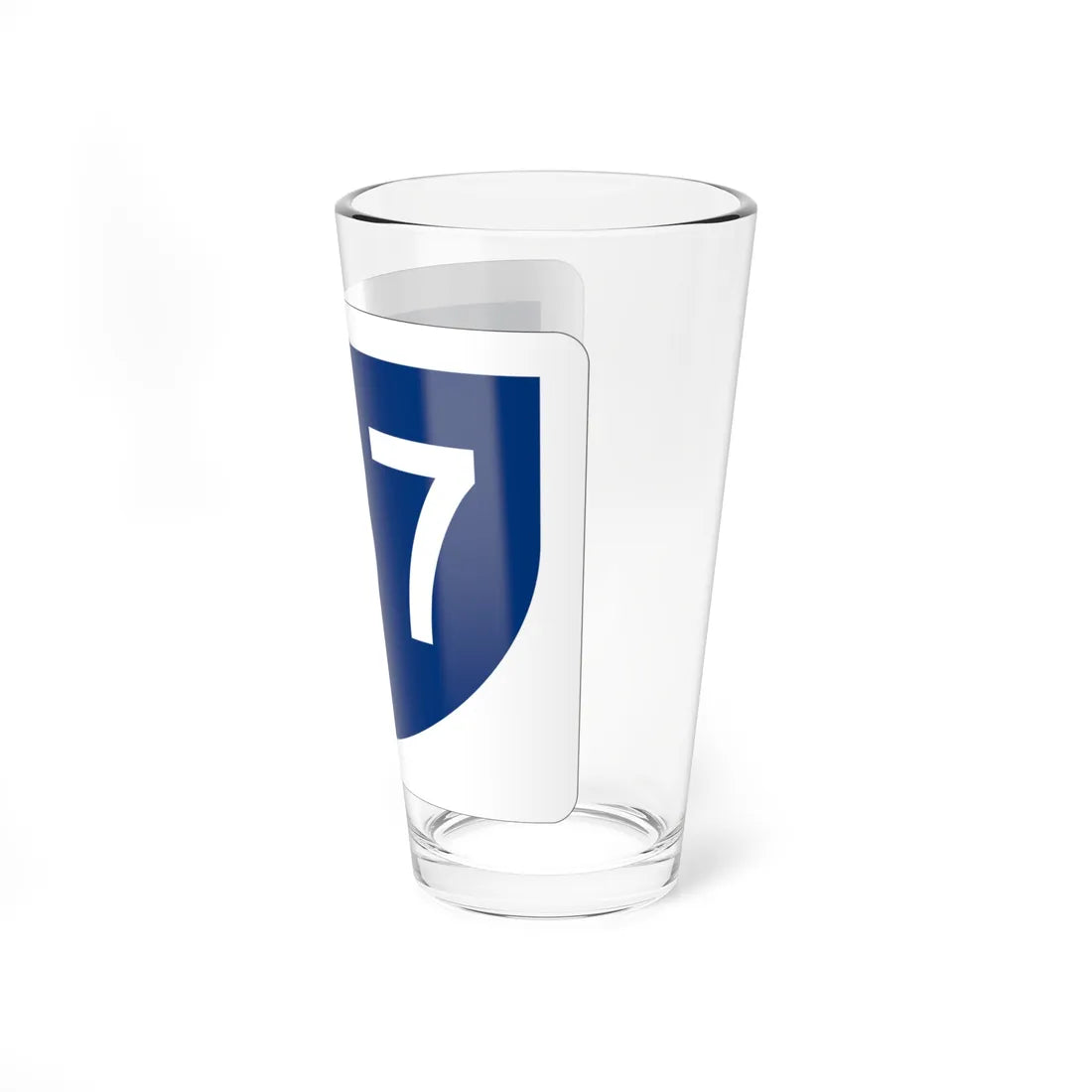 PR primary 187 (Puerto Rico) (Road Sign) Pint Glass 16oz - Go Mug Yourself