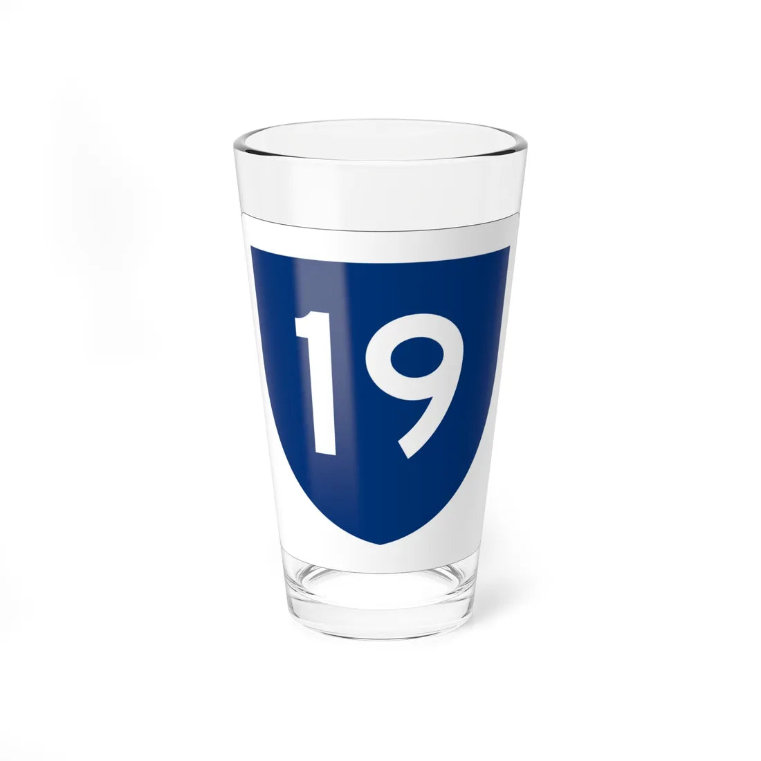 PR primary 19 (Puerto Rico) (Road Sign) Pint Glass 16oz - Go Mug Yourself