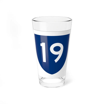 PR primary 19 (Puerto Rico) (Road Sign) Pint Glass 16oz - Go Mug Yourself
