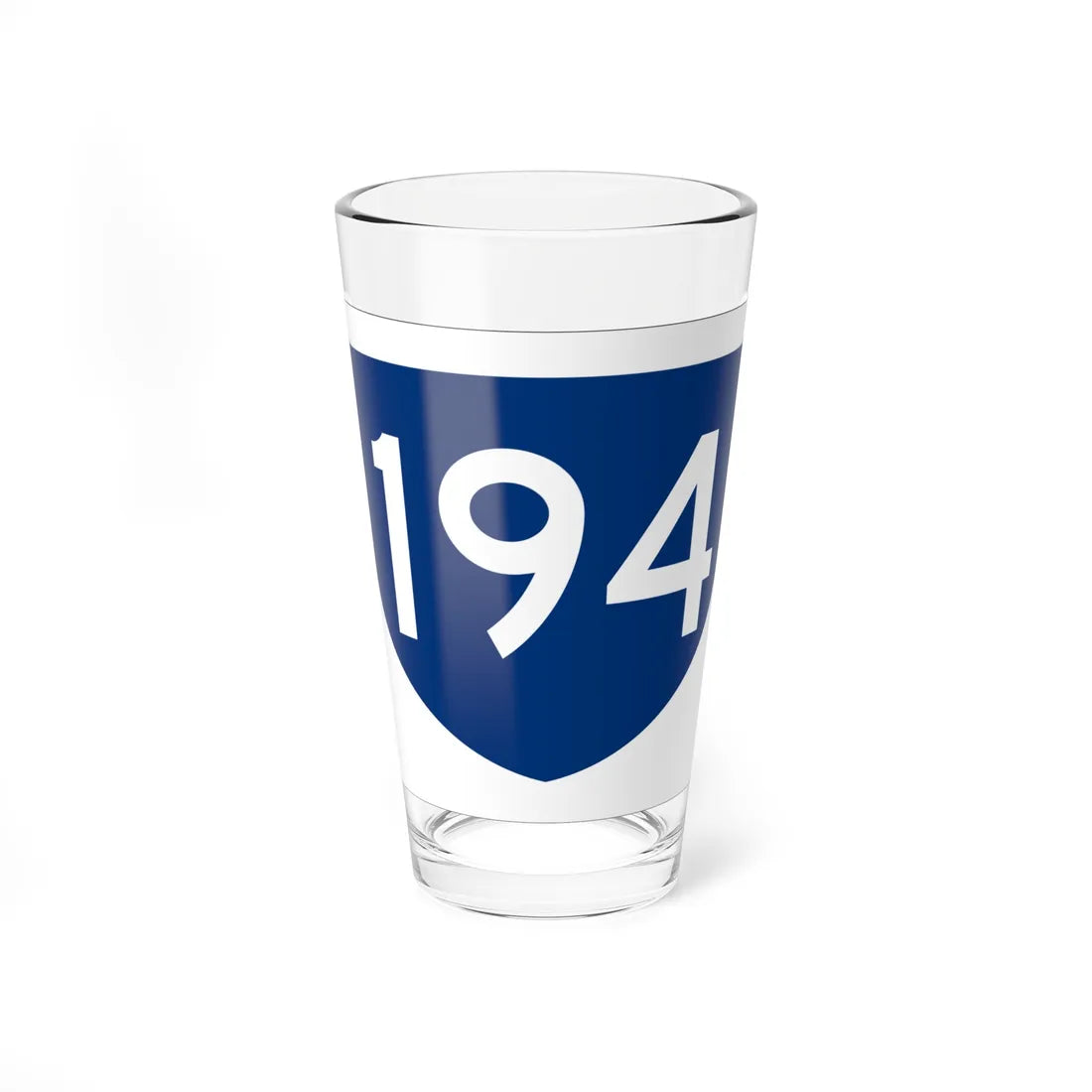 PR primary 194 (Puerto Rico) (Road Sign) Pint Glass 16oz 16oz - Go Mug Yourself