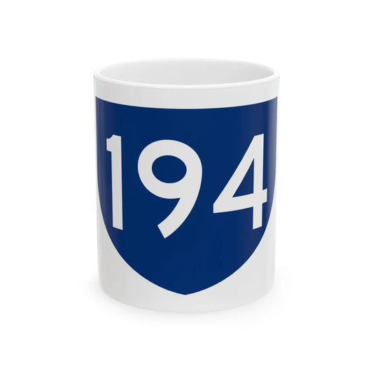 PR primary 194 (Puerto Rico) (Road Sign) White Coffee Mug 11oz - Go Mug Yourself