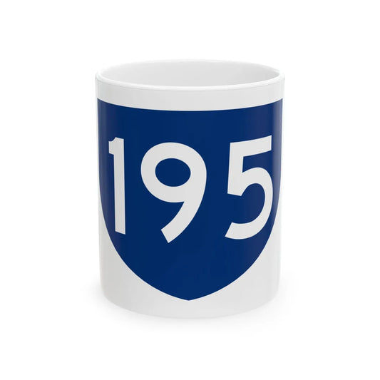PR primary 195 (Puerto Rico) (Road Sign) White Coffee Mug 11oz - Go Mug Yourself