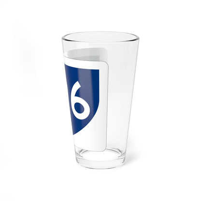 PR primary 196 (Puerto Rico) (Road Sign) Pint Glass 16oz - Go Mug Yourself