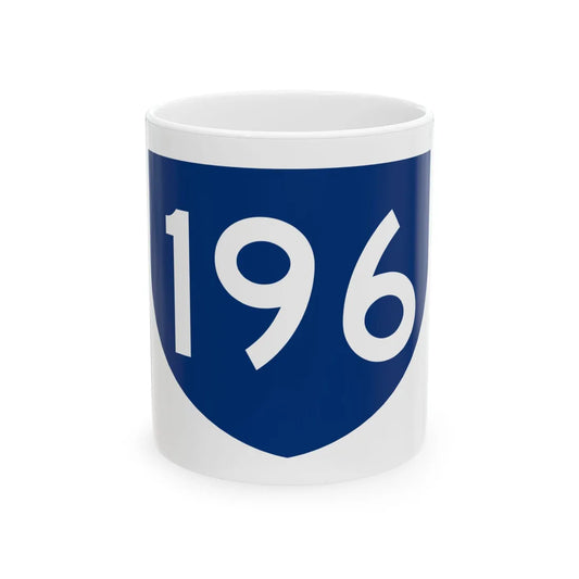 PR primary 196 (Puerto Rico) (Road Sign) White Coffee Mug 11oz - Go Mug Yourself