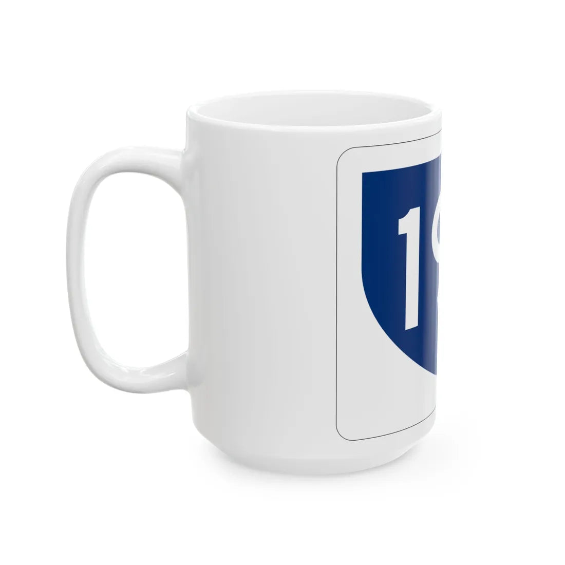 PR primary 196 (Puerto Rico) (Road Sign) White Coffee Mug - Go Mug Yourself