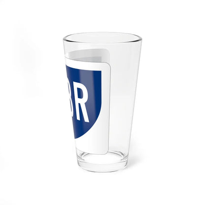 PR primary 198R (Puerto Rico) (Road Sign) Pint Glass 16oz - Go Mug Yourself